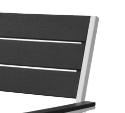 Bissolo Casa Sedie In Ferro E Metallo<Vendita online di SEDIA IN METALLO BIANCO E PLASTICA EFFETTO LEGNO ANTRACITE