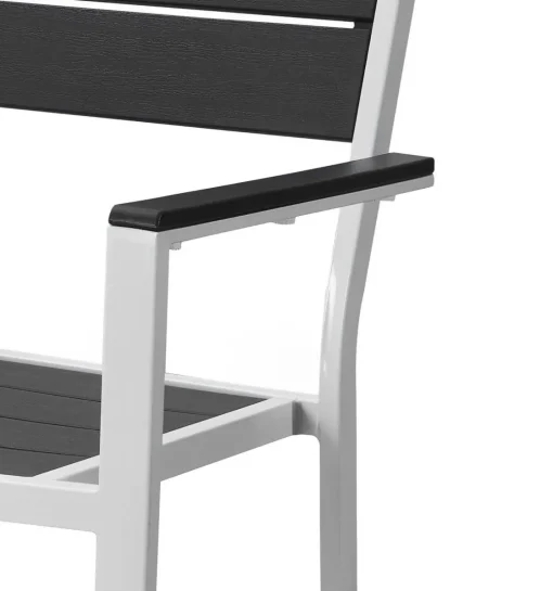 Bissolo Casa Sedie In Ferro E Metallo<Vendita online di SEDIA IN METALLO BIANCO E PLASTICA EFFETTO LEGNO ANTRACITE