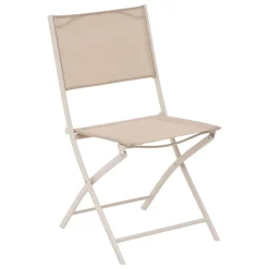 Bissolo Casa Sedie In Ferro E Metallo<Vendita online di SEDIA PIEGHEVOLE MODULA ARGILLA E TEXTILENE BEIGE