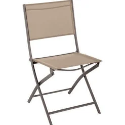 Bissolo Casa Sedie In Ferro E Metallo<Vendita online di SEDIA PIEGHEVOLE MODULA TONKA E TEXTILENE BEIGE
