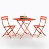 Bissolo Casa Set Bistrò<Vendita online di SET BISTRO' TAVOLO E 2 SEDIE PIEGHEVOLE IN METALLO BEGONIA
