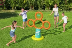 Bissolo Casa Giochi Da Esterno<Vendita online di SET GIOCO GONFIABILE DA GIARDINO CON FRISBEE 122X64X135CM
