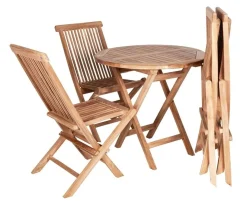Bissolo Casa Set Tavoli E Sedie<Vendita online di SET TAVOLO + 4 SEDIE IN TEAK