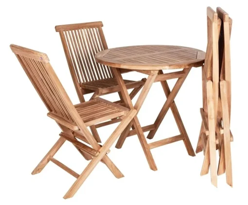 Bissolo Casa Set Tavoli E Sedie<Vendita online di SET TAVOLO + 4 SEDIE IN TEAK