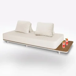 Bissolo Casa Salotti E Salottini<Vendita online di SOFA NEW FREEDOM BIANCO ARGILLA E TEAK