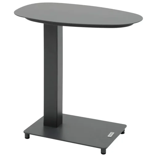 Bissolo Casa Tavolini E Carrelli<Vendita online di TAVOLINO LATERALE VENUZIA IN ALLUMINIO GRIGIO GRAFITE