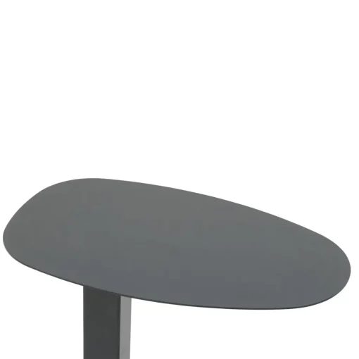 Bissolo Casa Tavolini E Carrelli<Vendita online di TAVOLINO LATERALE VENUZIA IN ALLUMINIO GRIGIO GRAFITE