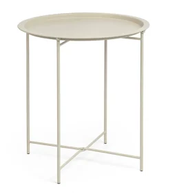 Bissolo Casa Tavolini E Carrelli<Vendita online di TAVOLINO RICHIUDIBILE AUSTIN DIAM. CM 46 H.52 METALLO GESSO OPACO