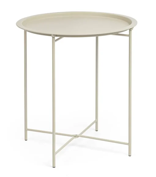 Bissolo Casa Tavolini E Carrelli<Vendita online di TAVOLINO RICHIUDIBILE AUSTIN DIAM. CM 46 H.52 METALLO GESSO OPACO