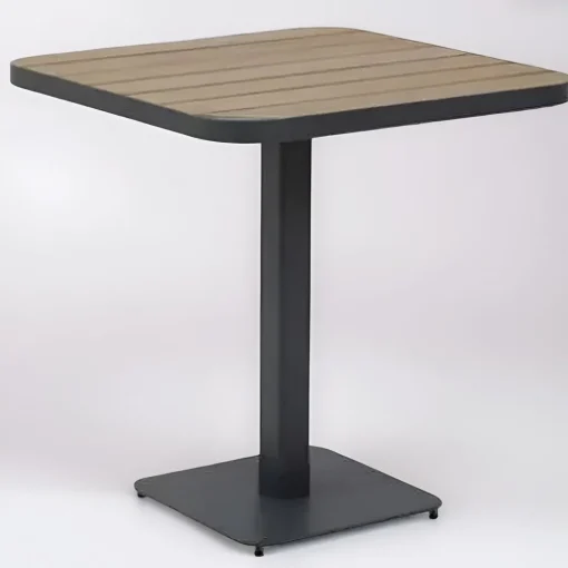 Bissolo Casa Tavoli In Ferro E Metallo<Vendita online di TAVOLO BISTROT TYLA CM 70,5X70,5 METALLO E ACACIA