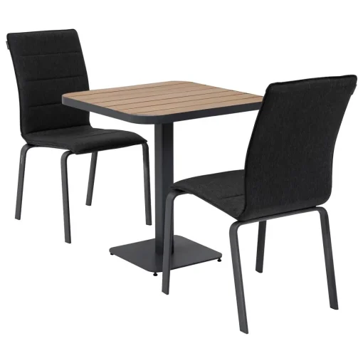 Bissolo Casa Tavoli In Ferro E Metallo<Vendita online di TAVOLO BISTROT TYLA CM 70,5X70,5 METALLO E ACACIA