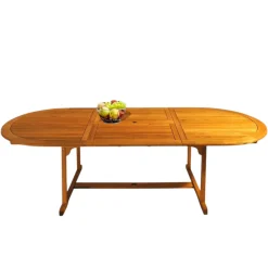 Bissolo Casa Tavoli In Legno<Vendita online di TAVOLO OVALE ALL. CM 150X100 H. 75 LEGNO DI ACACIA