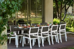 Bissolo Casa Tavoli In Plastica E Resina<Vendita online di TAVOLO ALL. HARMONY CM 160X100 BIANCO E ANTRACITE