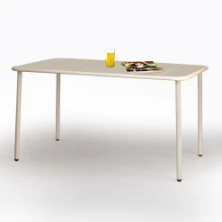 Bissolo Casa Tavoli In Ferro E Metallo<Vendita online di TAVOLO FISSO MOD. SHANHU CM 140X80 IN METALLO ARGILLA