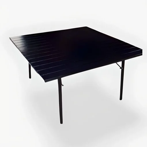 Bissolo Casa Tavoli In Ferro E Metallo<Vendita online di TAVOLO MOD. SANTORINI CM 90X90 H. 75 IN ACCIAIO NERO