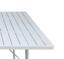 Bissolo Casa Tavoli In Ferro E Metallo<Vendita online di TAVOLO MOD. SANTORINI CM 90X90 H. 74 IN ACCIAIO BIANCO
