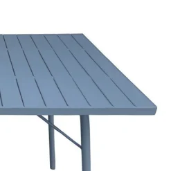 Bissolo Casa Tavoli In Ferro E Metallo<Vendita online di TAVOLO MOD SANTORINI CM 120X80 H 74 IN ACCIAIO CARTA DA ZUCCHERO
