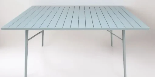 Bissolo Casa Tavoli In Ferro E Metallo<Vendita online di TAVOLO MOD SANTORINI CM 120X80 H 74 ACCIAIO VERDE MENTA