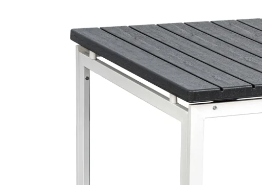 Bissolo Casa Tavoli In Ferro E Metallo<Vendita online di TAVOLO ALL. CM 180X89,5 METALLO BIANCO E PLASTICA EFFETTO LEGNO ANTRACITE
