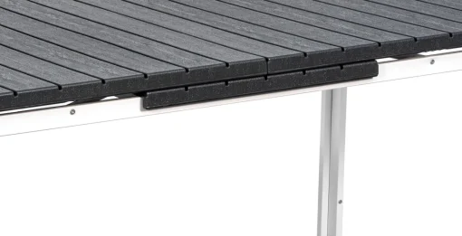 Bissolo Casa Tavoli In Ferro E Metallo<Vendita online di TAVOLO ALL. CM 180X89,5 METALLO BIANCO E PLASTICA EFFETTO LEGNO ANTRACITE