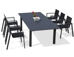 Bissolo Casa Tavoli In Ferro E Metallo<Vendita online di TAVOLO ALL. 180X100 CM IN ALLUMINIO ANTRACITE