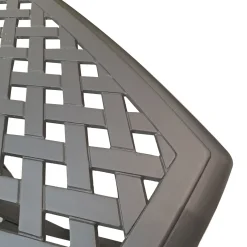 Bissolo Casa Tavoli In Ferro E Metallo<Vendita online di TAVOLO FISSO CM 165X165 ALLUMINIO PRESSOFUSO ANTRACITE