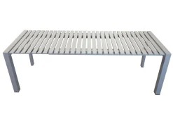 Bissolo Casa Tavoli In Ferro E Metallo<Vendita online di TAVOLO ALL CM 180X90 IN ALLUMINIO CHAMPAGNE