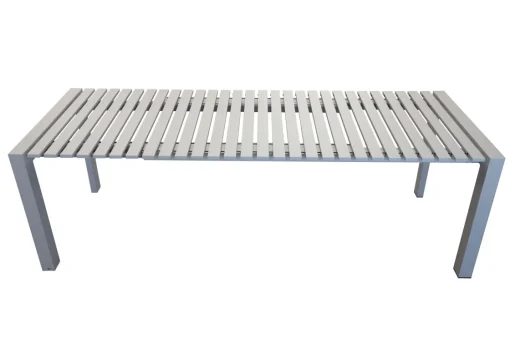 Bissolo Casa Tavoli In Ferro E Metallo<Vendita online di TAVOLO ALL CM 180X90 IN ALLUMINIO CHAMPAGNE