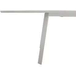 Bissolo Casa Tavoli In Ferro E Metallo<Vendita online di TAVOLO ALL. CM 220X76 METALLO BIANCO E PIANO EFFETTO LEGNO