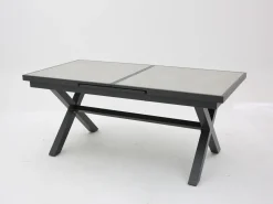 Bissolo Casa Tavoli In Ferro E Metallo<Vendita online di TAVOLO ALL. 180X90 CM IN ALLUMINIO ANTRACITE