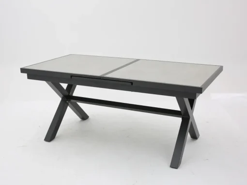Bissolo Casa Tavoli In Ferro E Metallo<Vendita online di TAVOLO ALL. 180X90 CM IN ALLUMINIO ANTRACITE