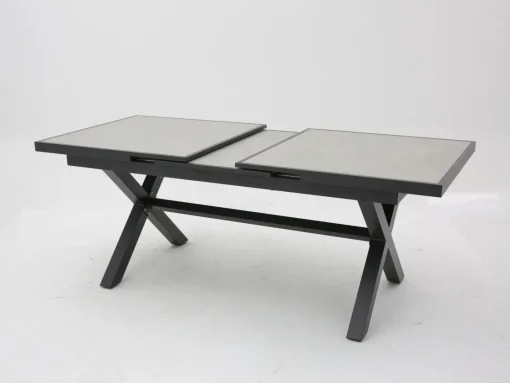 Bissolo Casa Tavoli In Ferro E Metallo<Vendita online di TAVOLO ALL. 180X90 CM IN ALLUMINIO ANTRACITE