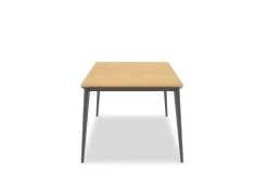 Bissolo Casa Tavoli In Ferro E Metallo<Vendita online di TAVOLO FISSO TIMO CM 240X100 METALLO ANTRACITE E LEGNO DI TEAK