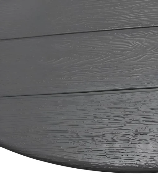 Bissolo Casa Tavoli In Ferro E Metallo<Vendita online di TAVOLO DIAM CM 80 METALLO BIANCO E PLASTICA EFFETTO LEGNO ANTRACITE