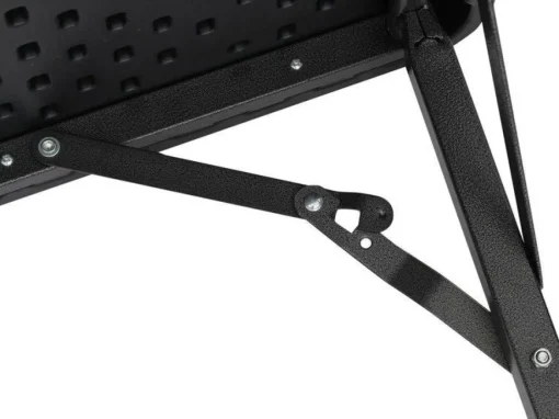 Bissolo Casa Tavoli In Ferro E Metallo<Vendita online di TAVOLO CM 78X78 METALLO E PLASTICA EFFETTO LEGNO/RATTAN NERO