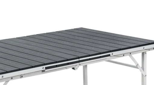 Bissolo Casa Tavoli In Ferro E Metallo<Vendita online di TAVOLO ALL. CM 166X78 METALLO BIANCO E PLASTICA EFFETTO LEGNO ANTRACITE