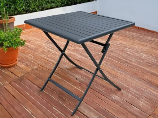 Bissolo Casa Tavoli In Ferro E Metallo<Vendita online di TAVOLO CM 70X70 IN METALLO ANTRACITE