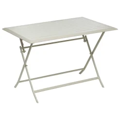 Bissolo Casa Tavoli In Ferro E Metallo<Vendita online di TAVOLO PIEGHEVOLE AZUA CM 110X71 ALLUMINIO ARGILLA