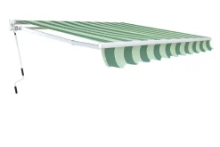 Bissolo Casa Tende Da Sole<Vendita online di TENDA DA SOLE ESTENSIBILE MT 3X2 RIGATO VERDE