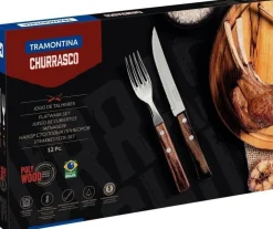 Bissolo Casa Posate Servizio Completo|Accessori<Vendita online di TRAMONTINA - SET 12 POSATE DA BARBECUE IN ACCIAIO INOX E POLYWOOD
