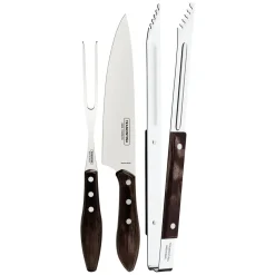 Bissolo Casa Posate Servizio Completo|Accessori<Vendita online di TRAMONTINA - SET 3 UTENSILI DA BARBECUE ACCIAIO INOX E POLYWOOD