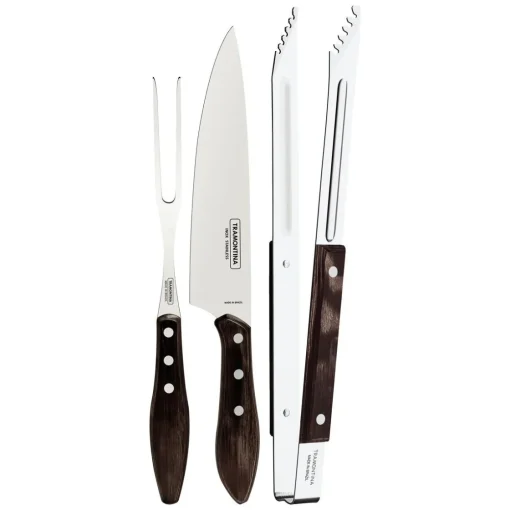 Bissolo Casa Posate Servizio Completo|Accessori<Vendita online di TRAMONTINA - SET 3 UTENSILI DA BARBECUE ACCIAIO INOX E POLYWOOD