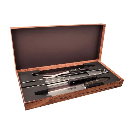 Bissolo Casa Posate Servizio Completo|Accessori<Vendita online di TRAMONTINA - SET 3 UTENSILI DA BARBECUE ACCIAIO INOX E POLYWOOD