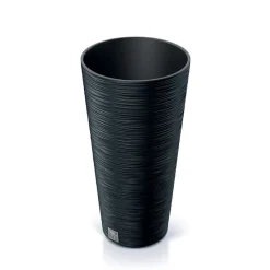 Bissolo Casa Vasi<Vendita online di VASO FURU SLIM 15.5LT 25X25 H.48CM IN PLASTICA ANTRACITE