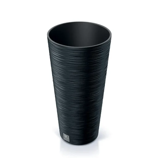 Bissolo Casa Vasi<Vendita online di VASO FURU SLIM 15.5LT 25X25 H.48CM IN PLASTICA ANTRACITE