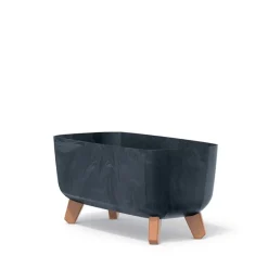 Bissolo Casa Vasi<Vendita online di VASO GRACIA CASE EFFETTO CEMENTO 39X19,5X18,7CM ANTRACITE