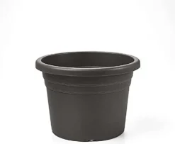 Bissolo Casa Vasi<Vendita online di VASO JESOLO 13.6LT DIAM. 35 CM IN PLASTICA ANTRACITE