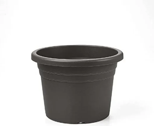 Bissolo Casa Vasi<Vendita online di VASO JESOLO 13.6LT DIAM. 35 CM IN PLASTICA ANTRACITE