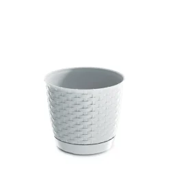 Bissolo Casa Vasi<Vendita online di VASO RATOLLA ROUND DIAM. 25 H. 22 BIANCO