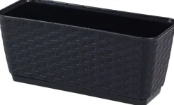 Bissolo Casa Vasi<Vendita online di VASO RATOLLA 29,3X12X12,6CM ANTRACITE